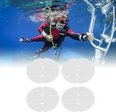 4 Uds. Marcadores Circulares ABS para Buceo en Cuevas