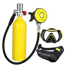 Mini Bombona de Oxígeno Portátil para Buceo - CYJ 1L