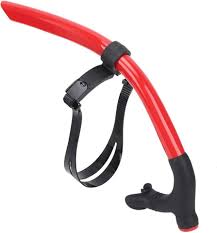 Esnórquel Frontal Desmontable Rojo para Buceo