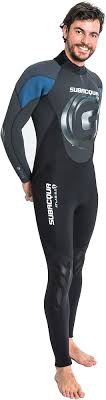 Traje de Buceo Subacqua Atlas 5.0 para Hombre - Negro