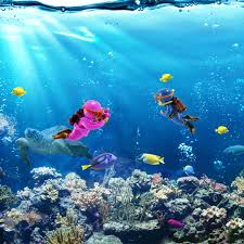 Adornos Flotantes para Acuario - 2 Piezas Buzo