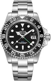 Reloj Automático HOLUNS GMT para Hombres con Esfera Luminosa