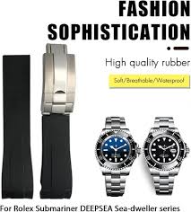Correa de Goma CEKGDB para Rolex DEEPSEA