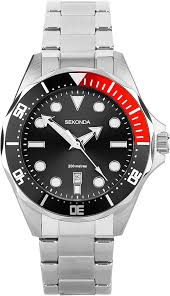 Reloj de Buceo Sekonda 200m para Hombre con Pulsera de Acero