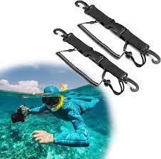 Cable Espiral de Seguridad para Buceo - 2 Piezas