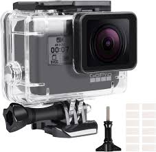 Funda Impermeable para GoPro Hero 5/6/7 con Montaje Rápido y Antivaho