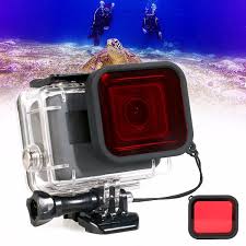 Filtro Rojo Impermeable para GoPro Hero 5 - MASUNN