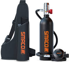 SMACO Mini Botella de Oxígeno para Buceo - 1L