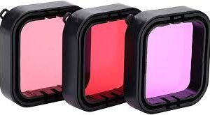 Filtros de Buceo 3Pcs Rojo