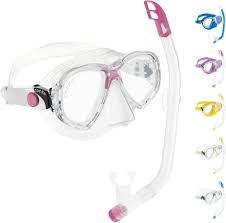 Set de Buceo Marea Vip Jr - Gafas y Tubo Rosa para Niños