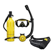 Equipo de Buceo Autónomo con Tanque y Snorkel