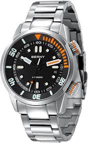Reloj Automático de Buceo BERNY 200M para Hombre