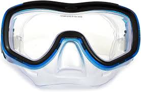 Máscara de Buceo Ajustable con Cristal Templado para Adultos