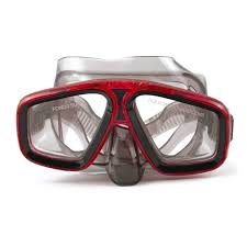 Gafas de Buceo Snórkel Ajustables - Rojo
