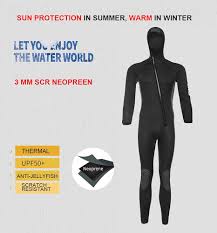 Traje de Neopreno con Capucha para Hombre - 5 mm