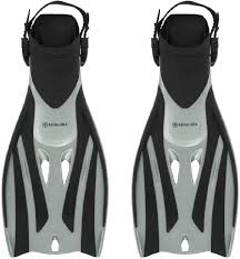 Fins Aqualung Fizz Unisex S/M - Negro Plateado