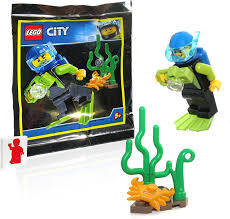 LEGO City Cool - Minifigura de Buceo Profundo