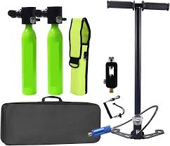 Equipo de Buceo ZERAPH: Botella Doble de Snorkel 500 ML