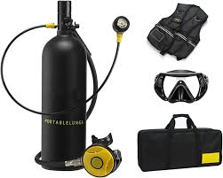 Tanque de Buceo Recargable LZDOYY de 2 Litros