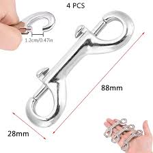 Set de 4 Mosquetones Dobles de Seguridad Widream