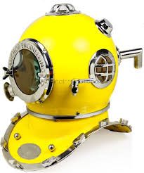 Casa de Antigüedades Mark V - Casco de Buceo Azul Marino (45
