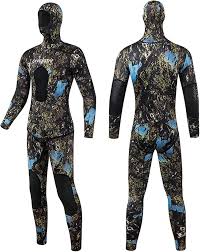 Traje de Neopreno Profesional de 7 mm para Pesca Submarina