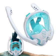 Cubierta Facial de Silicona para Buceo y Natación