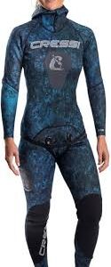 Traje de Neopreno Cressi Tokugawa 2mm con Capucha - Azul