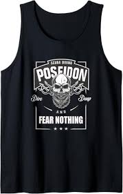 Camiseta Sin Mangas Buceo Poseidon - Regalo Ideal
