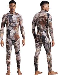 Traje de Neopreno Camuflaje WQZStar para Hombre