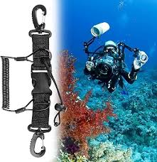 2 Uds. Mosquetón Buceo para Cámara Subacuática