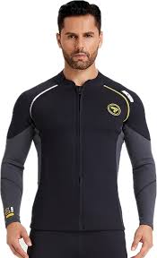 Chaqueta de Buceo Neopreno 3 mm con Cremallera