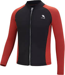 Chaqueta Neopreno Unisex 2 mm para Surf y Buceo