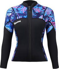Chaqueta de Neopreno Owntop 2mm para Hombre/Mujer - Manga Larga y Cremallera
