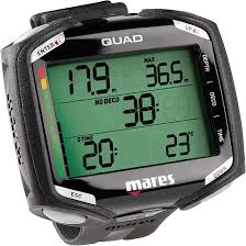 Mares Quad: Ordenador de Buceo Multimezcla con Pantalla Grande
