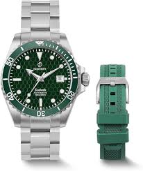 Reloj de Buceo Automático BODERRY para Hombre - Titanio