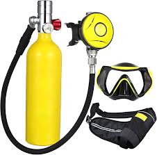 Mini Bombona de Oxígeno Portátil para Buceo - CYJ 1L