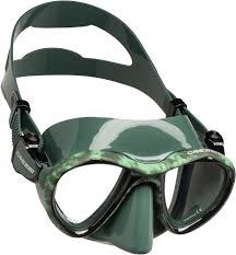 Máscara Cressi Metis Verde Camuflaje con Lente Transparente