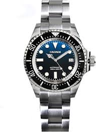 Cronos: Reloj de Buceo Automático 2000m Acero Inoxidable