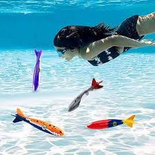 Juguetes de Buceo Acuáticos JOYIN - 8 Piezas para Diversión en la Piscina