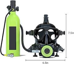 Máscara de Buceo Portátil de Cara Completa