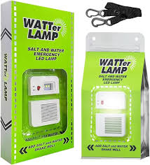 Lámpara LED Plegable para Agua Salada - Ideal para Camping