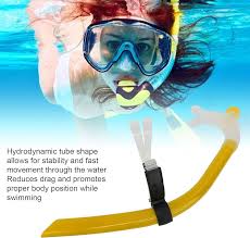 Tubo de Respiración para Natación con Soporte de Cabeza