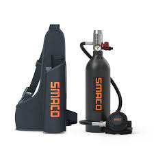 SMACO Mini Botella de Buceo 1L para Aguas Poco Profundas