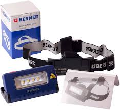 Linterna Frontal LED 2 en 1 Berner para Taller