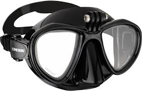 Máscara de Buceo Cressi Metis Negra de Bajo Volumen
