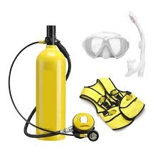 Respirador de Buceo 2L - Botella de Aluminio