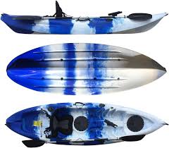 Kayak de Pesca Zander Azul y Blanco - Cambridge Kayaks ES