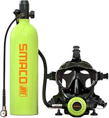 SMACO Mini Botella y Máscara de Buceo