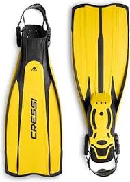Aletas Cressi Pro Light Unisex Negro/Amarillo XS/S
